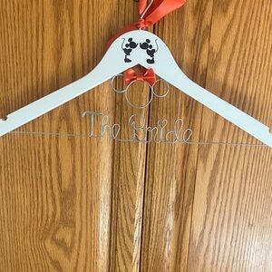 Disney White and Silver Bride Hanger